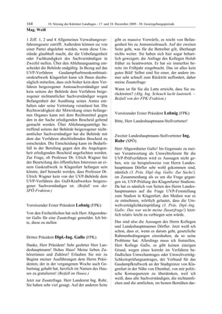 10. LTG-Sitzung am 17. Dezember 2009