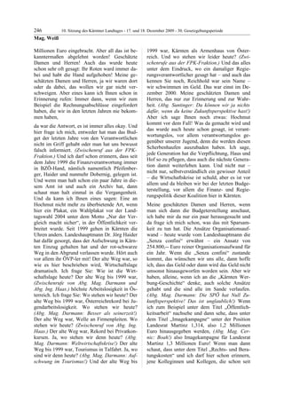 10. LTG-Sitzung am 17. Dezember 2009