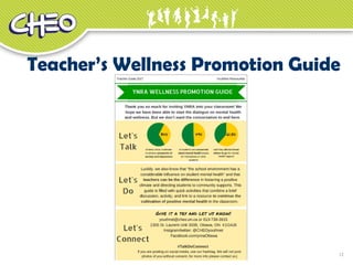 12
Teacher’s Wellness Promotion Guide
 
