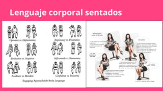 Lenguaje corporal sentados
 