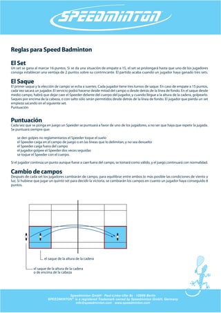 10 11 speedminton reglamento | PDF