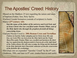These first Christians had doctrine prior to having a complete NT