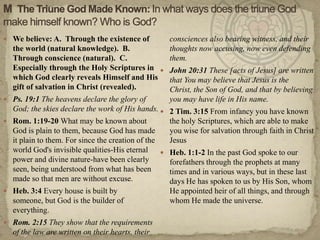 It stipulates not only the functions of each person in the Godhead, but also expression of their relationship to one another.