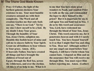 Creeds are refined to refute heretical views and the develop (thus the need for the ecumenical creeds as a whole)The Apostles’ Creed: TrinitySelf-Apparent difference between “being” and “person”