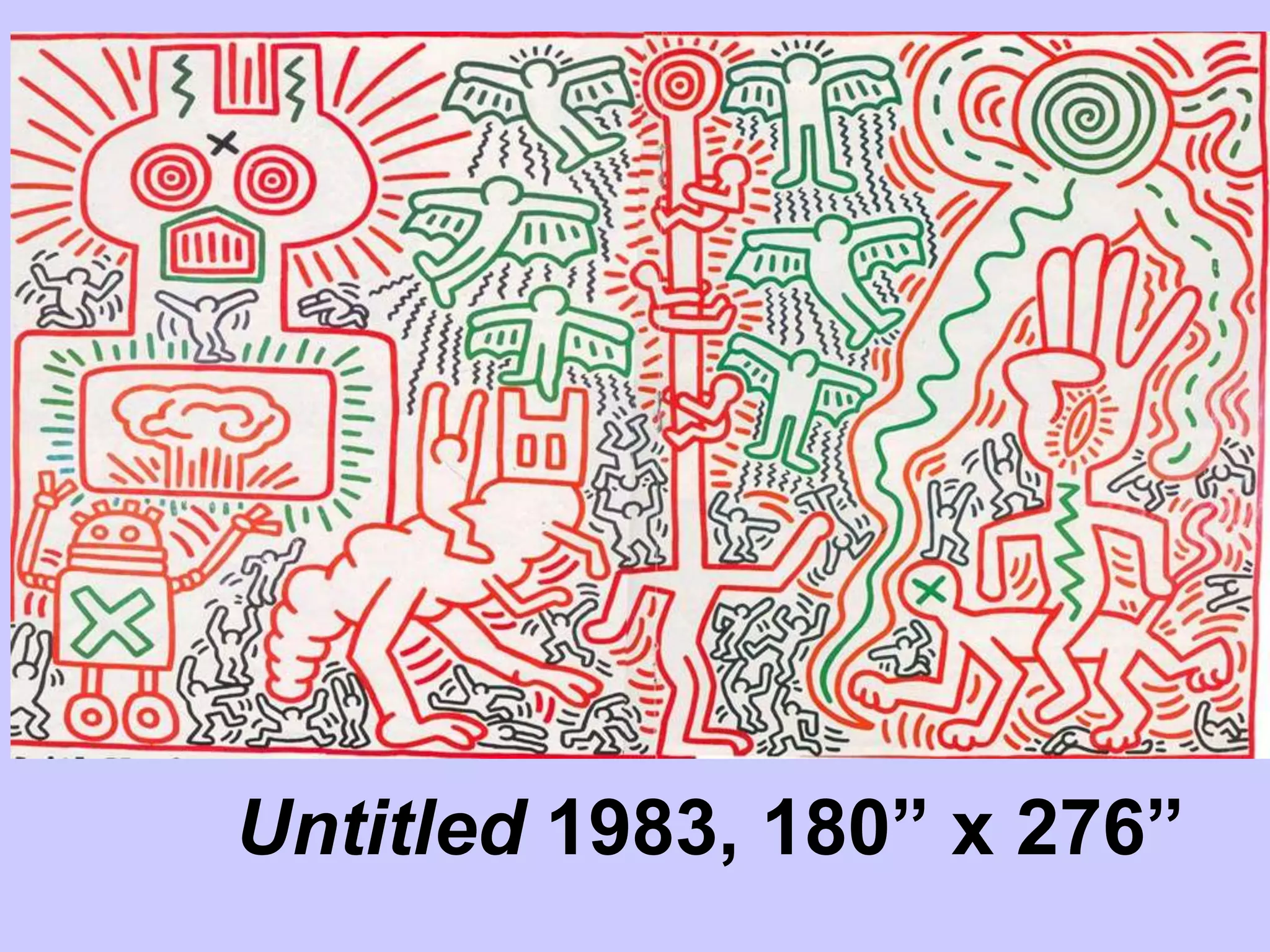 Untitled 1983, 180” x 276”
 