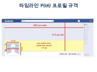 타임라인 커버/ 프로필 규격
 