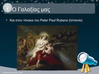 1. Ο Γαλαξίας μας
• Και στον πίνακα του Peter Paul Rubens (Ισπανία)
 
