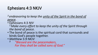 10-13-19, Ephesians 4;1-10, Walking Together, Unity in the Body of ...