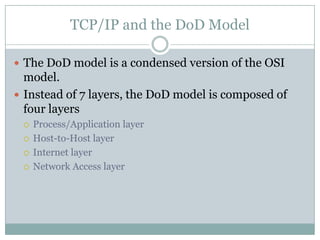 10. tcp ip and do d model | PPT
