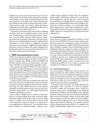 Wormhole Attack | PDF