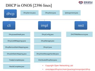 DHCP & AAA in ONOS application | PPTX