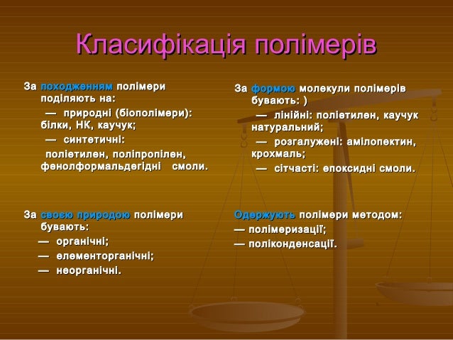 полімери 10 кл.