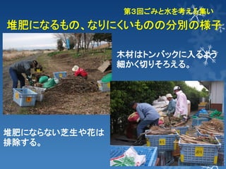 庄内川枇杷島地区堆肥化の取り組み 第3回ごみと水を考える集い 庄内川枇杷島地区堆肥化の取り組み 第3回ごみと水を考える集い