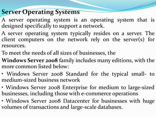 Server Software Os Application software and system software | PPTX