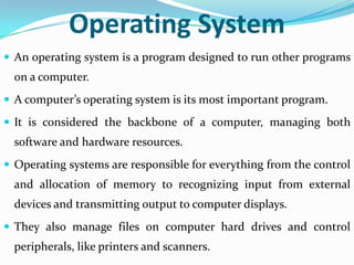 Application software and system software | PPTX