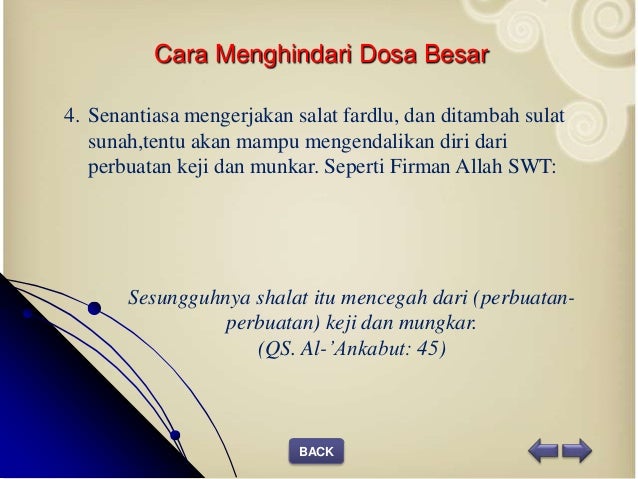 Cara menghindari sifat fasik