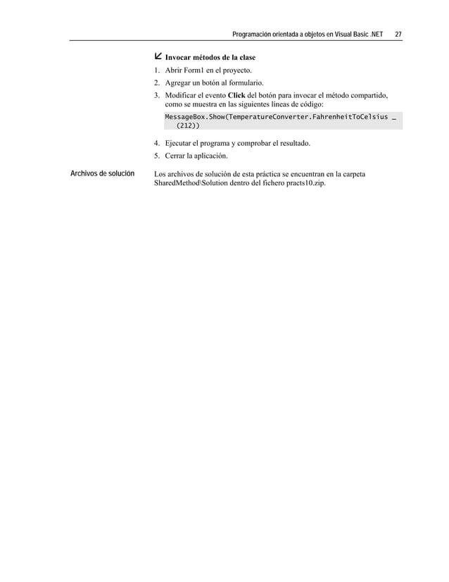 10. programacion orientada a objetos en visual basic .net | Programming ...