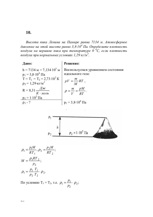 какой объем займет газ при температуре 77