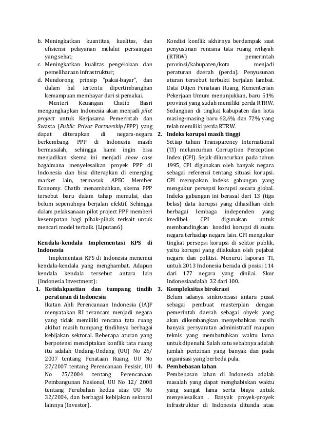 Kerja sama Pemerintah dengan Swasta