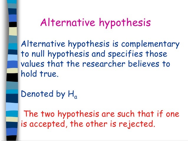Null hypothesis and alternative hypothesis examples picture