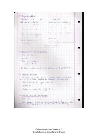 Elaborado por: Ana Teresa D. C. 
Escola Básica e Secundária de Ourém 
 