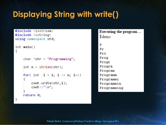 Input and output in C++