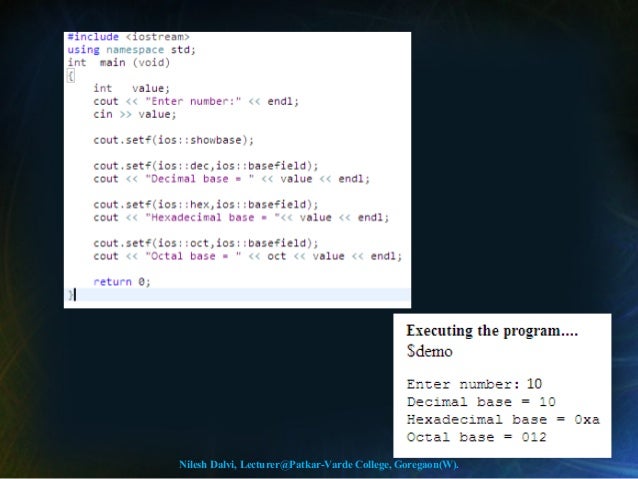 Input and output in C++