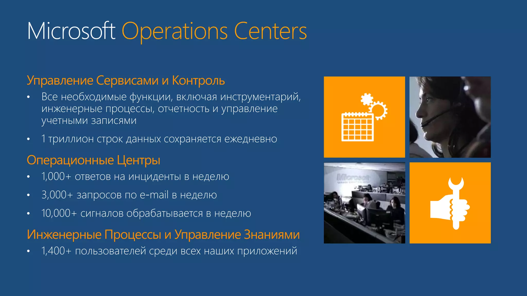 Operations Centers 
 