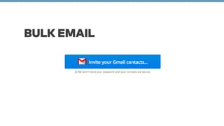 BULK EMAIL 
 