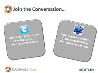 #SMTLive
Join the Conversation…
 