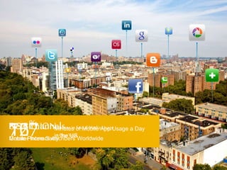 © 77
6.5 BILLION
Mobile Phone Subscribers Worldwide
127 Minutes of Mobile App Usage a Day
in the US76% Increasein SocialMedia Usage
in One Year
New Channels
Greater Interactivity
 