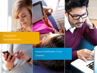 © 8
Instant Gratification Cross-
Channel
Personalized
Social Dimension
 