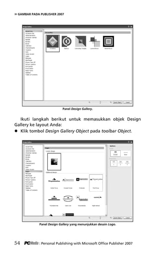 10. mengenal microsoft office publisher 2007 | PDF