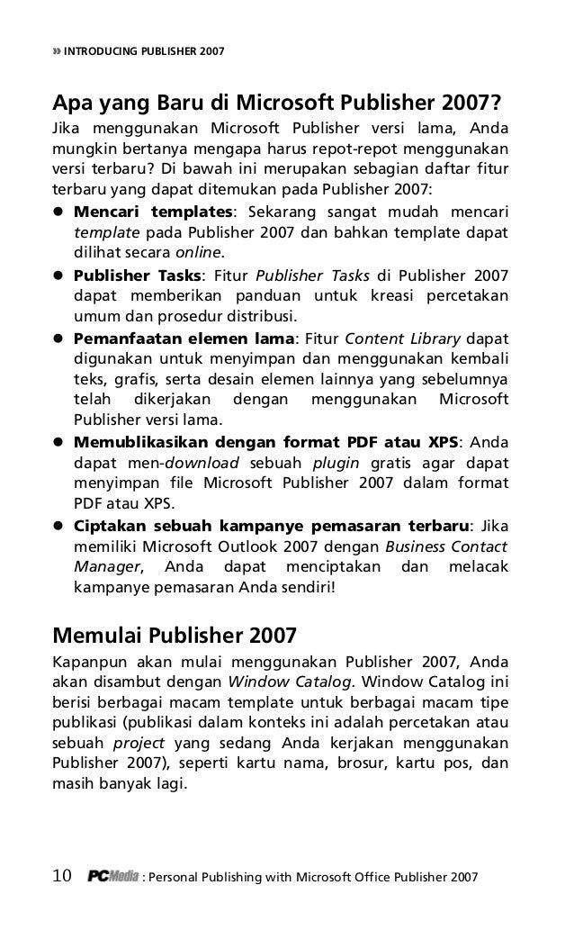10. mengenal microsoft office publisher 2007