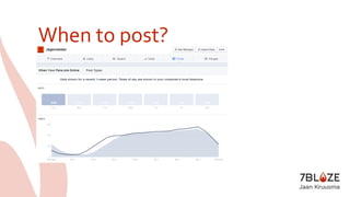When to post? 
 