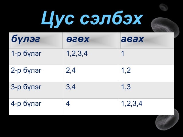 цусны эргэлт хүн 10