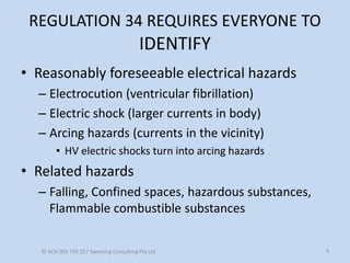 Dr David Sweeting - Update on arcing hazards | PDF