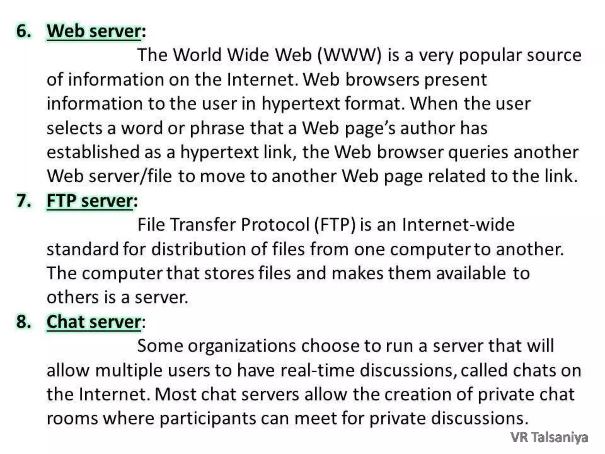 Types of Servers - Basic Differences