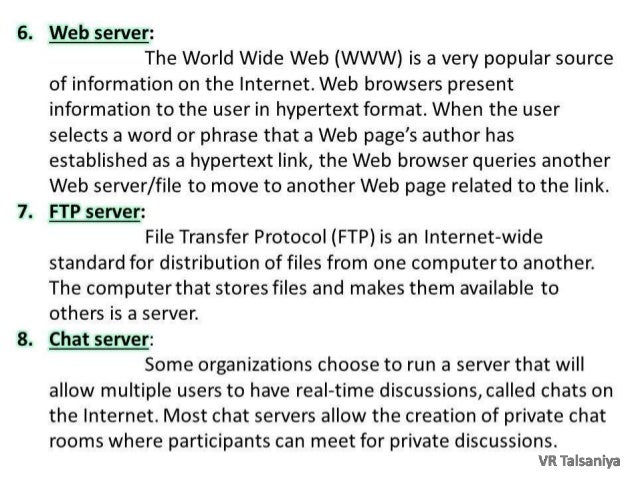 Types of Servers - Basic Differences