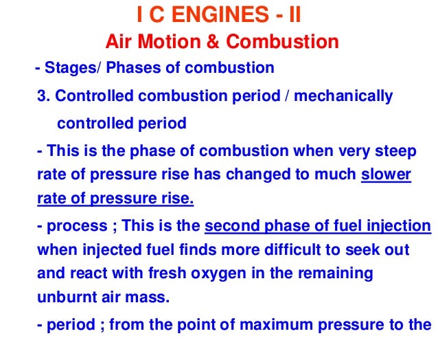 4 stages of combustion 4 stages of combustion