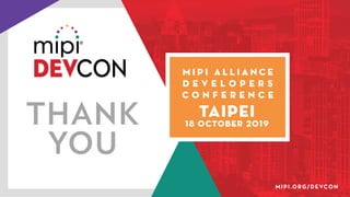 MIPI DevCon Taipei 2019: An Introduction to MIPI I3C® v1.1 and What's Next