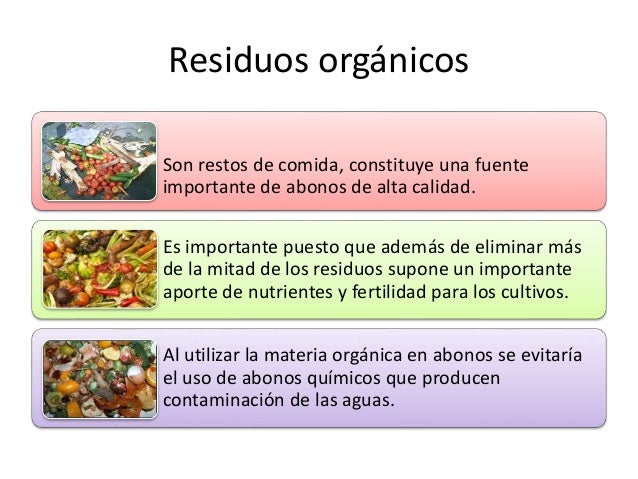 manejo de residuos y basura