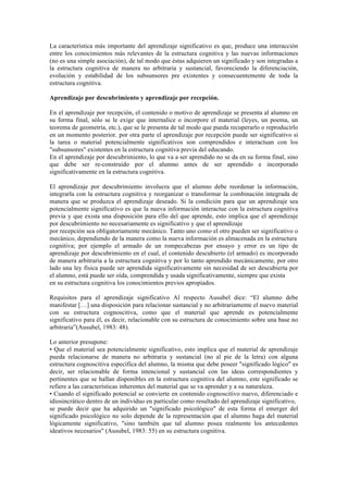 10. aprendizaje significativo de david ausubel | PDF