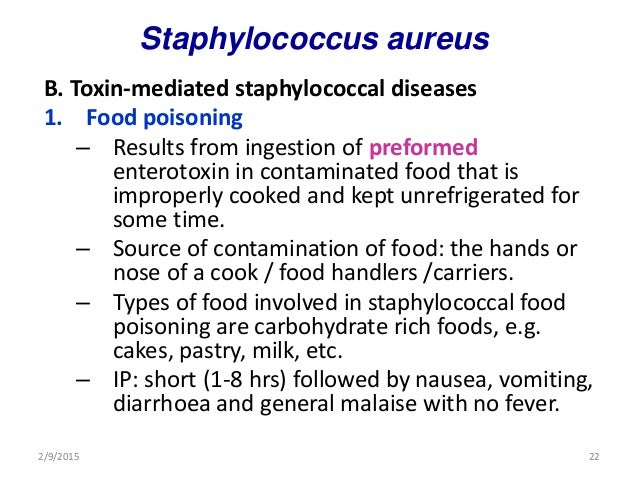 Food Commonly Associated With Staphylococcus Aureus Include S Food Commonly Associated With Staphylococcus Aureus Include S
