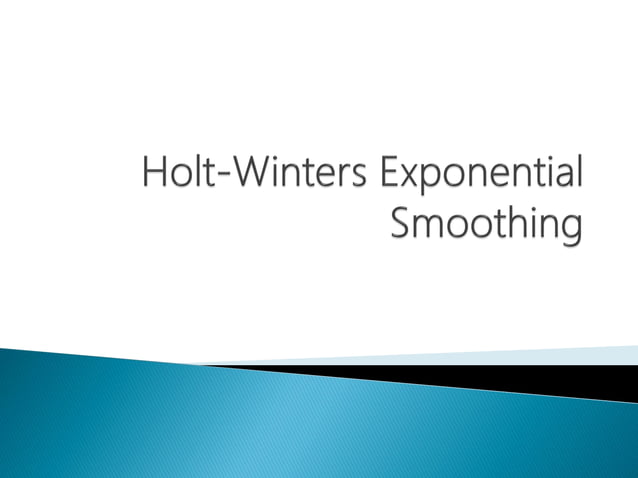 Data Science - Part X - Time Series Forecasting | PDF