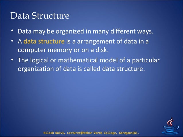 10. Introduction to Datastructure