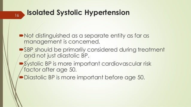 Hypertency: Isolated Diastolic Hypertension Treatment Guidelines