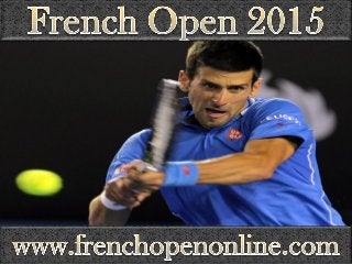 French Open 2015 S. Williams vs L. Safarova Live Streaming