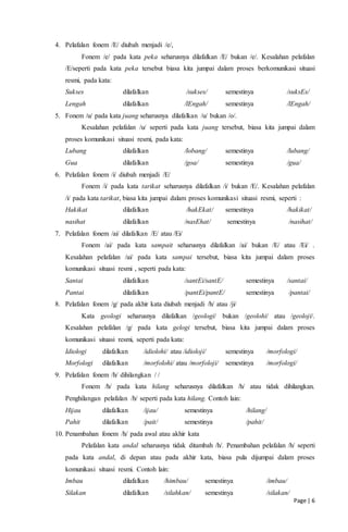 Makalah Analisis Kesalahan Berbahasa Indonesia