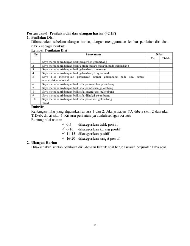 10. sma kelas xi rpp kd 3.10;4.9 karakteristik gelombang 